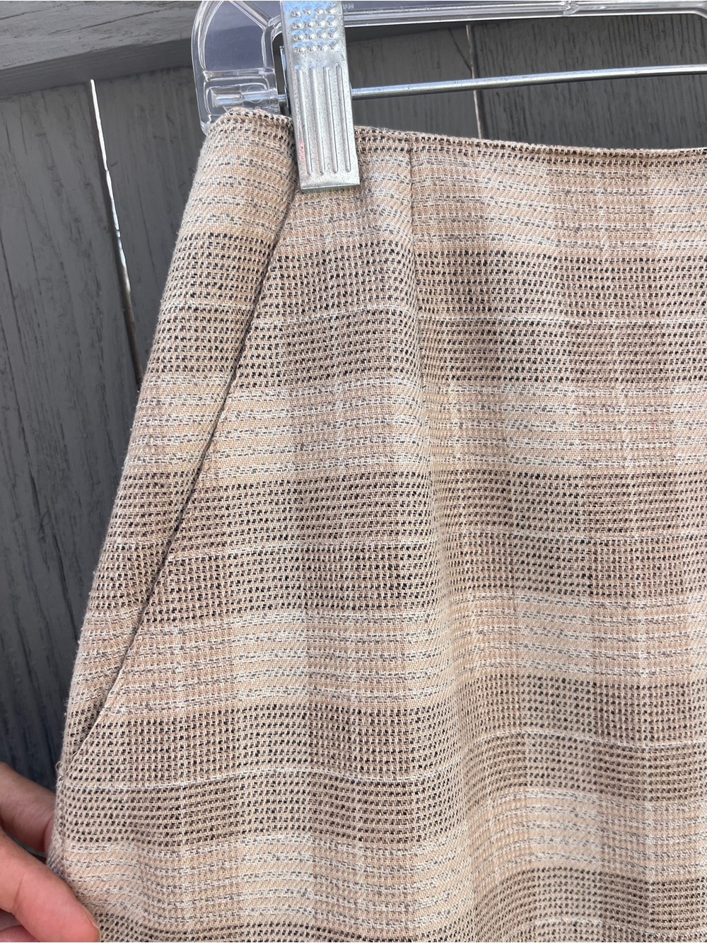 Vintage Liz Claiborne Wool Blend Plaid Pencil Skirt Office Size 8 RUNS SMALL - Picture 2 of 9